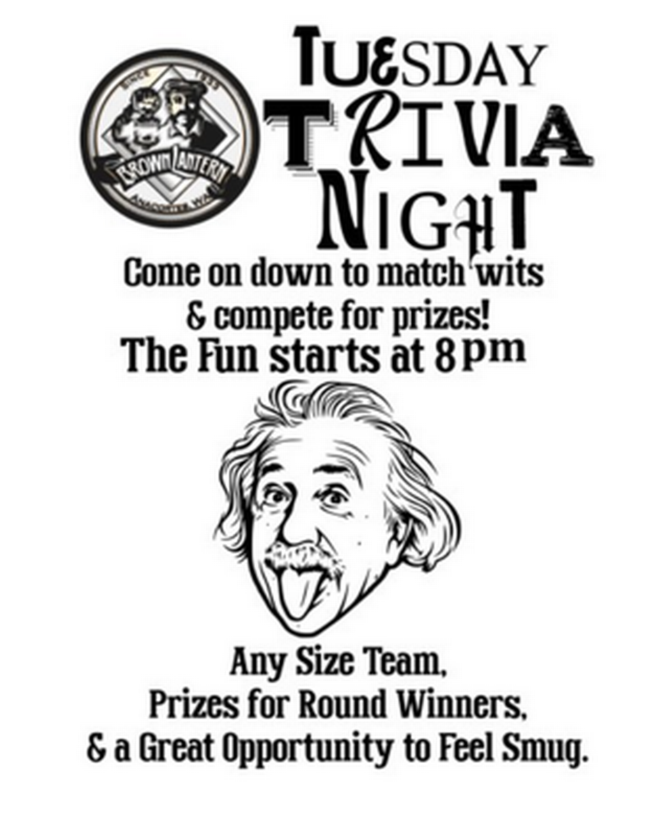 Tuesday Trivia Night Mar 25, 2025